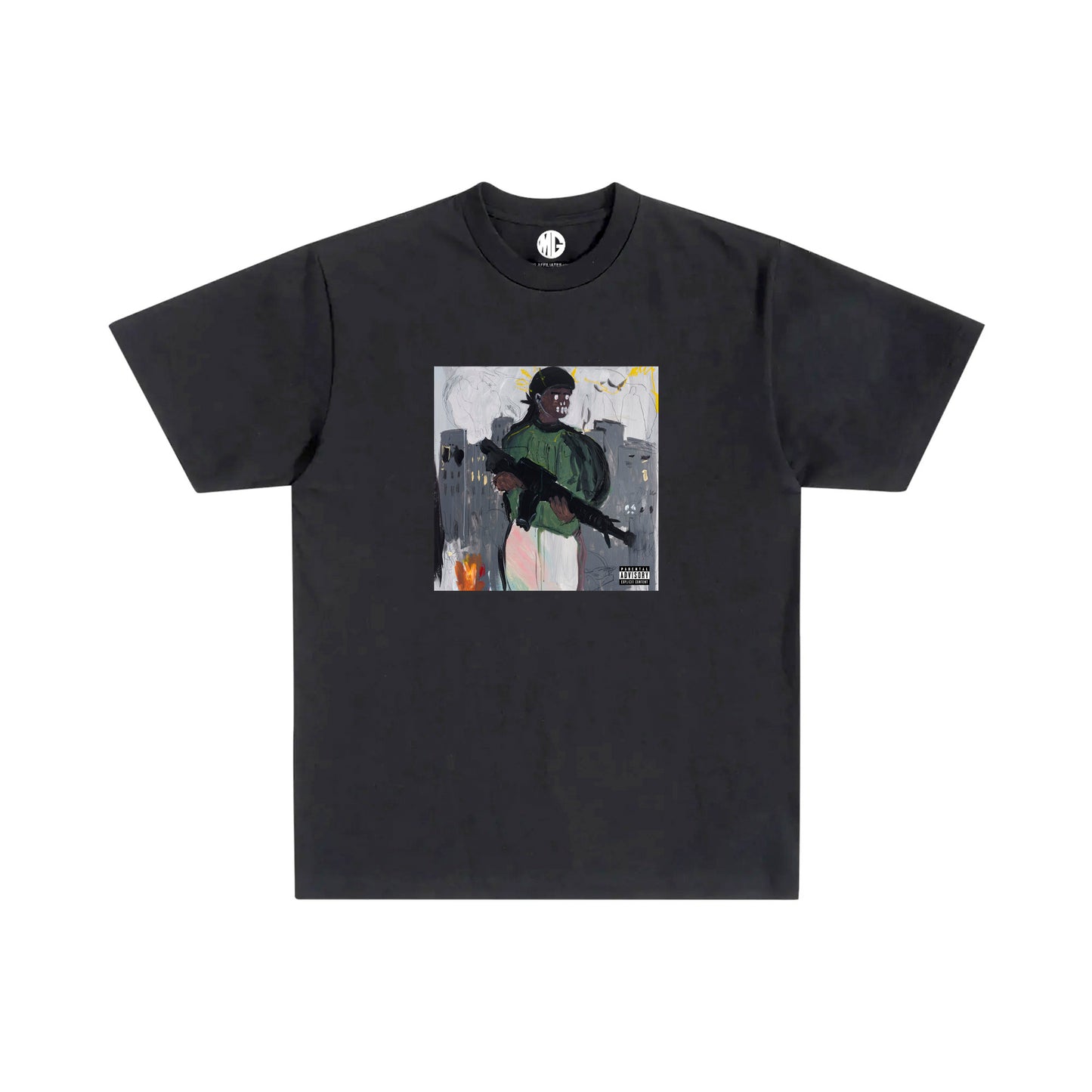 Dolor En Efectivo Camiseta Negra