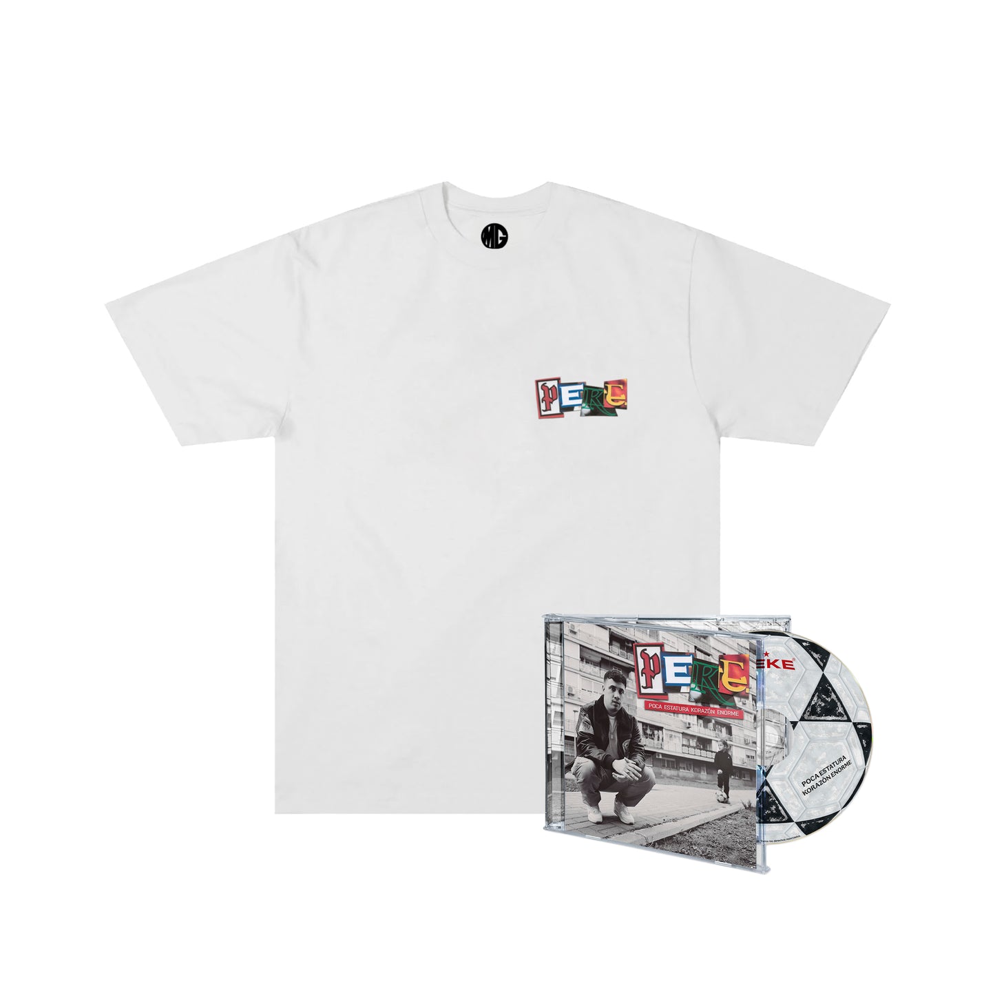 P.E.K.E. Camiseta Blanca + CD